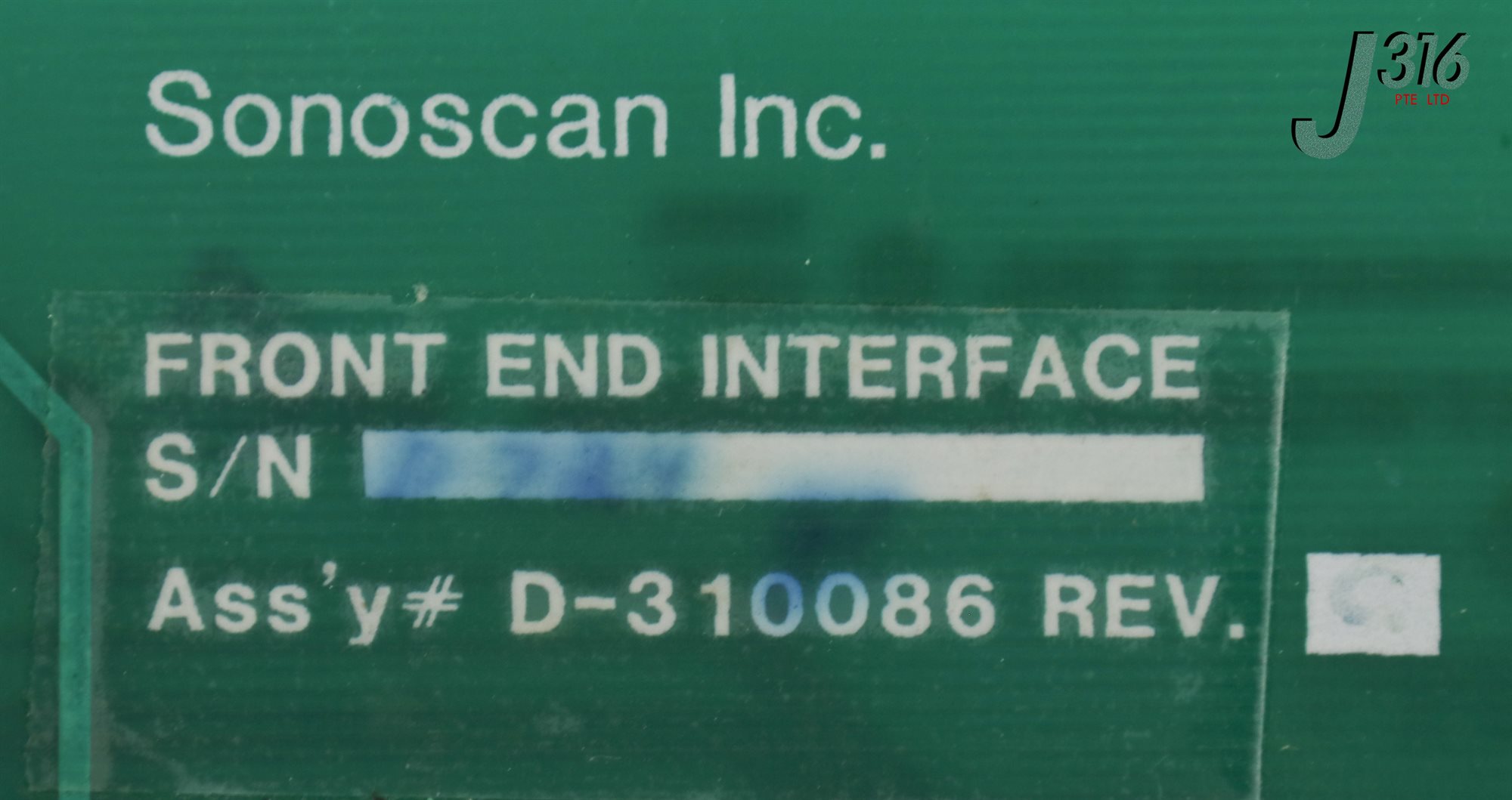 オーダー 22826 SONOSCAN PCB, FRONT END INTERFACE, C-410058 D-310086 | eBay